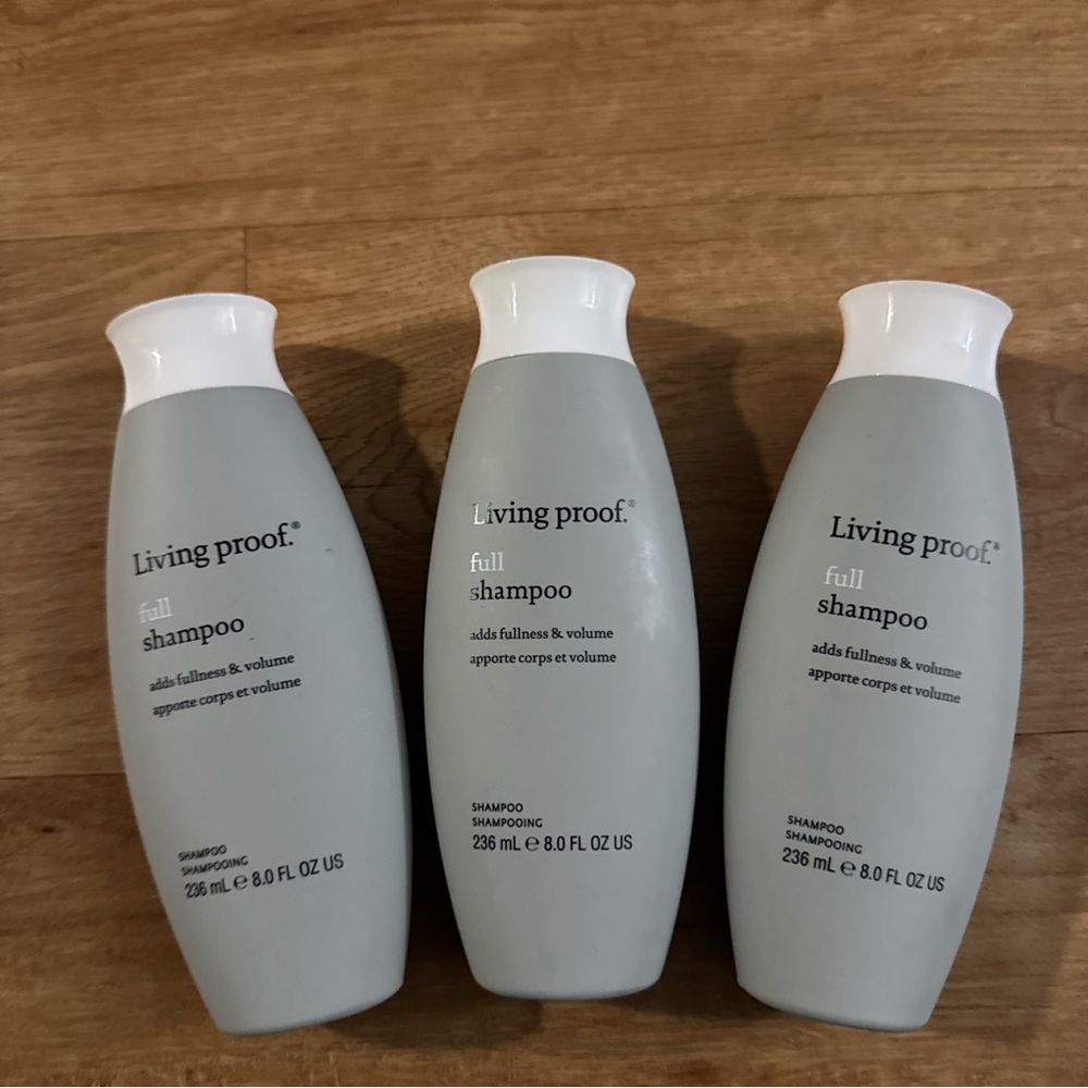 Living Proof Shampoo lot of 3